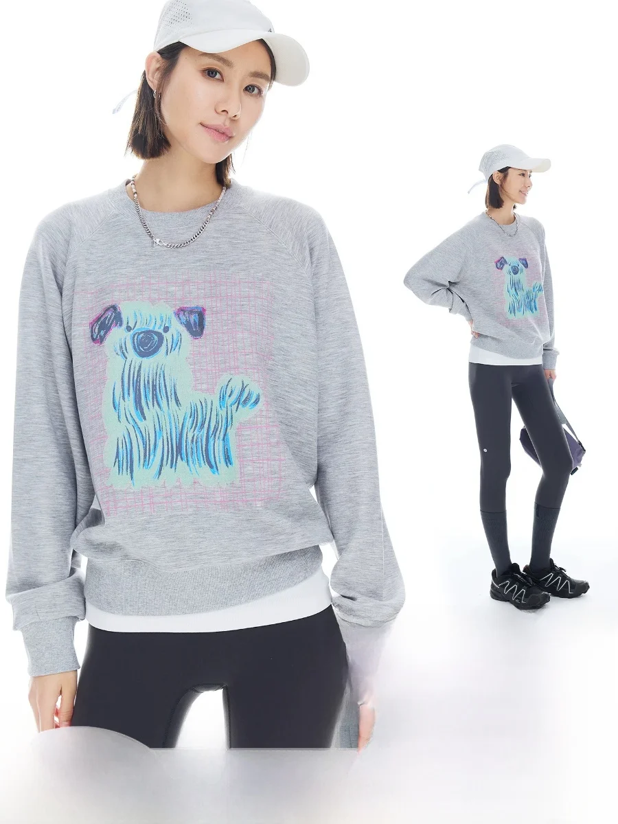 Cloud Life Hand-Dn Dog Print round Ne Sweatirt Women's oulder Sve Casual Spring Top Breathable Loose Fit Cotton B...
Cloud Life Hand-Dn Dog Print round Ne Sweatirt Women's oulder Sve Casual Spring Top Breathable Loose Fit Cotton B...