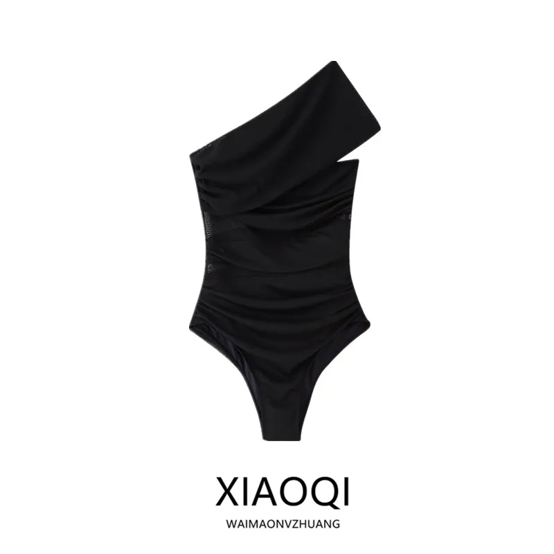 Spring 2025 Women's Faionable Asymmetrical Design Open-End Net Swimsuit Versatile Sle Mid-Waist ort-Pants Coverage
Spring 2025 Women's Faionable Asymmetrical Design Open-End Net Swimsuit Versatile Sle Mid-Waist ort-Pants Coverage
