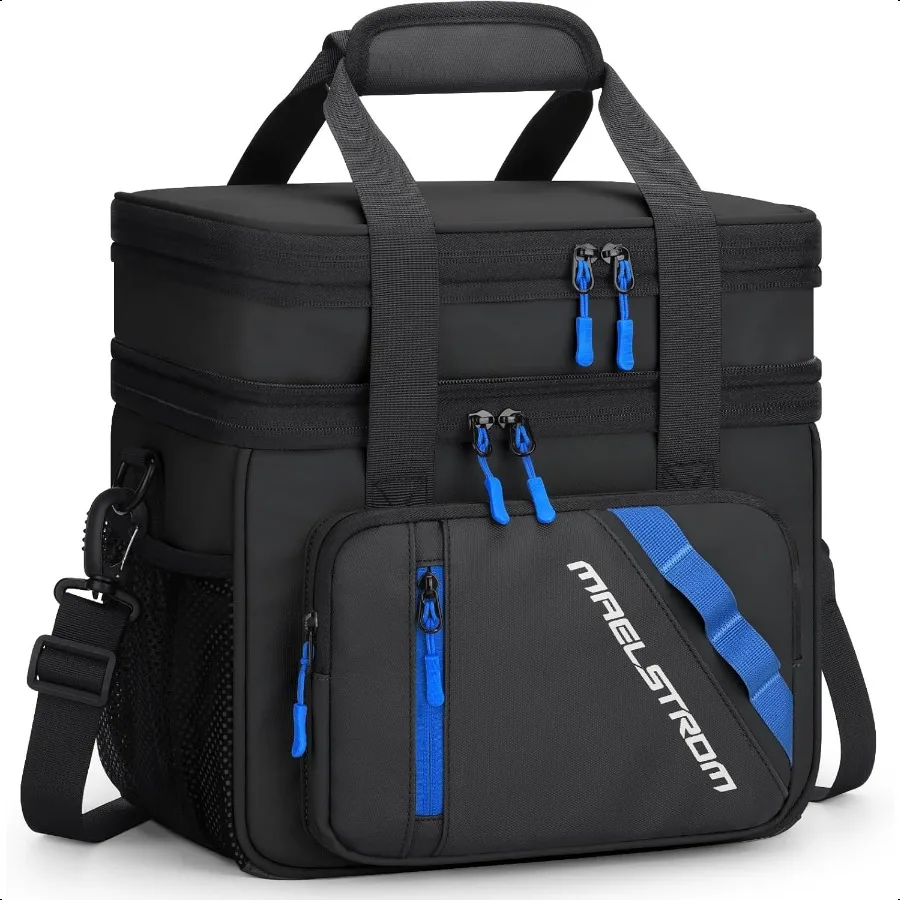 Lunch Box 20L Insulated Lunch Bag for Men Women Expandable Double Deck Leakproof Cooler Bag with 6 Pockets Reusable Lunch Tote
Lunch Box 20L Insulated Lunch Bag for Men Women Expandable Double Deck Leakproof Cooler Bag with 6 Pockets Reusable Lunch Tote