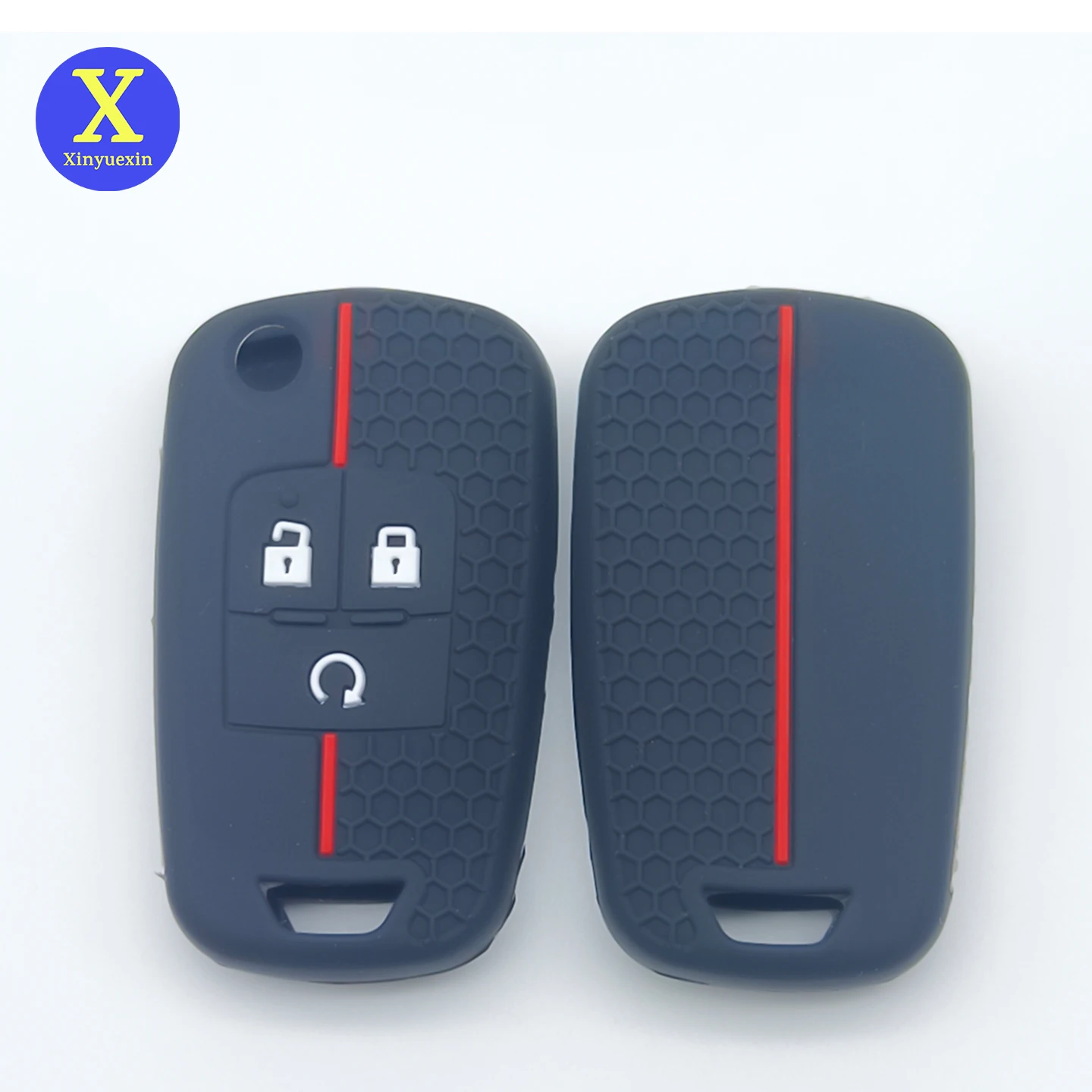 Xinyuexin Silicone Key Case Cover for Chevrolet Cruze for GMC for Buick Chevy for Opel Astra 3 Button Remote Key Shell 2 Pcs/lot
Xinyuexin Silicone Key Case Cover for Chevrolet Cruze for GMC for Buick Chevy for Opel Astra 3 Button Remote Key Shell 2 Pcs/lot