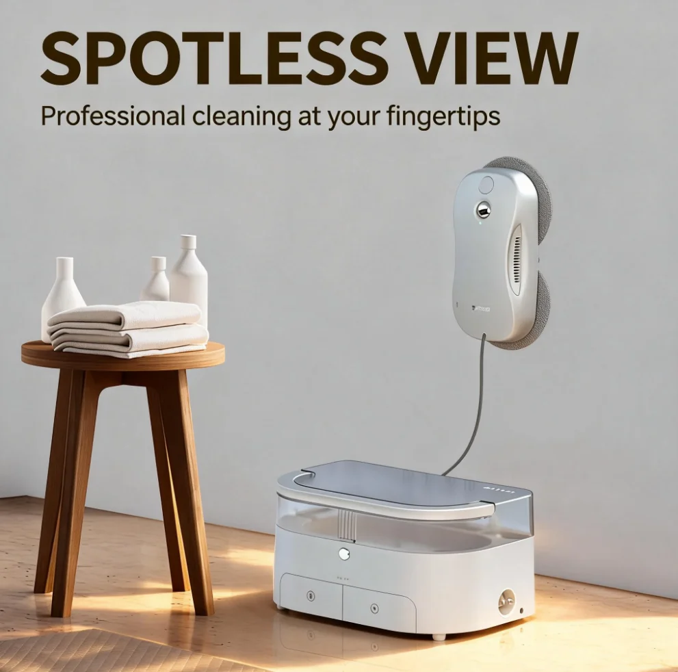 Strong Suction All Glass Surfaces Safe Certified Ultimate Helper Smart Window Cleaning Robot with WiFi/Auto Navigation
Strong Suction All Glass Surfaces Safe Certified Ultimate Helper Smart Window Cleaning Robot with WiFi/Auto Navigation