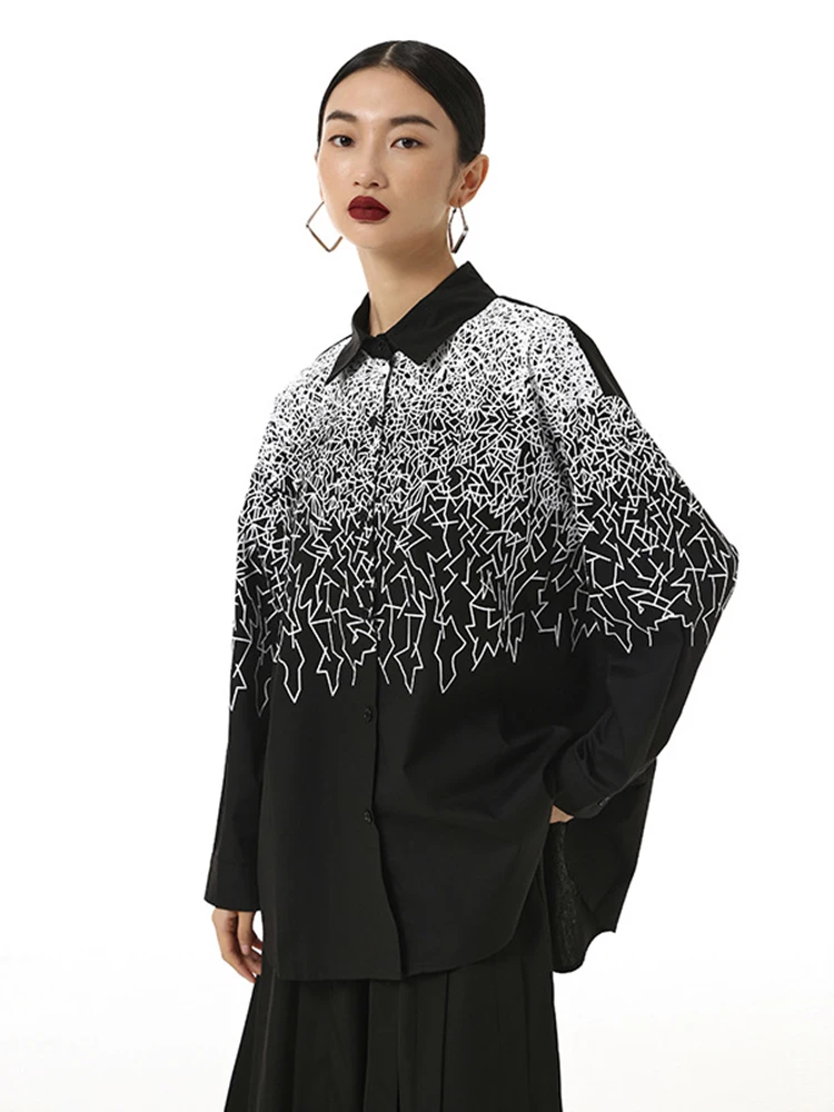 XITAO Contrast Color Geometry Print Shirt Long Sleeve Loose Fashion Simplicity Turn-down Collar Spring New Women Top LYD1573
XITAO Contrast Color Geometry Print Shirt Long Sleeve Loose Fashion Simplicity Turn-down Collar Spring New Women Top LYD1573