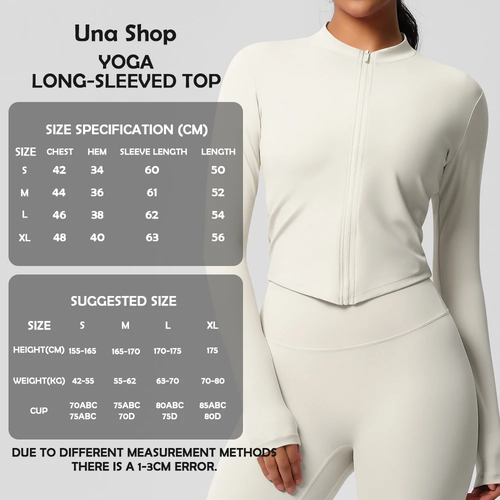 Una-Shop Куртка для йоги Una-Shop, женская одежда, быстросохнущие спортивные топы на молнии с длинными рукавами, тренировочная толстовка, спортивная одежда для спортзала
Una-Shop Куртка для йоги Una-Shop, женская одежда, быстросохнущие спортивные топы на молнии с длинными рукавами, тренировочная толстовка, спортивная одежда для спортзала