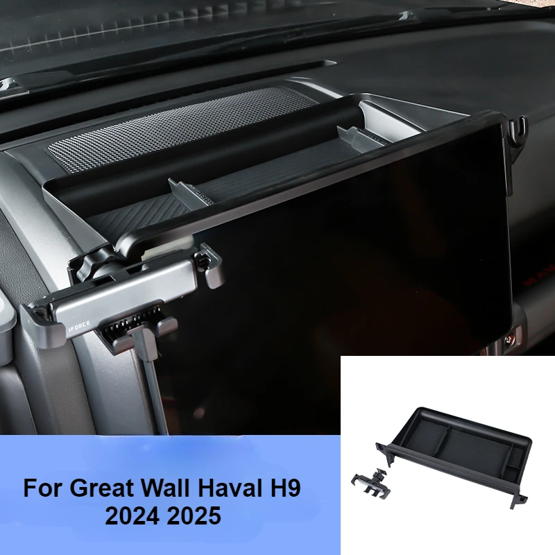 For Great Wall Haval H9 2024 2025 Screen Back Storage Box with Phone Holder Instrument Organizer Tray Interior Accessories
For Great Wall Haval H9 2024 2025 Screen Back Storage Box with Phone Holder Instrument Organizer Tray Interior Accessories