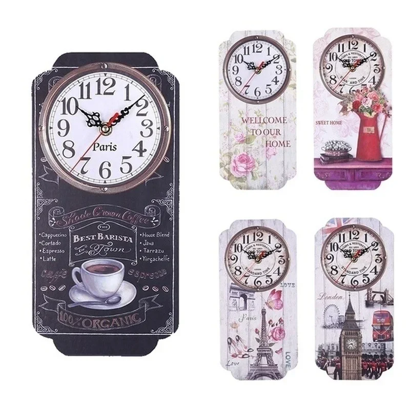 2023 New Retro Wooden Wall Clock Home Living Room Bedroom Cafe Bar Decor Wall Decorations European Style Vintinage Clock
2023 New Retro Wooden Wall Clock Home Living Room Bedroom Cafe Bar Decor Wall Decorations European Style Vintinage Clock