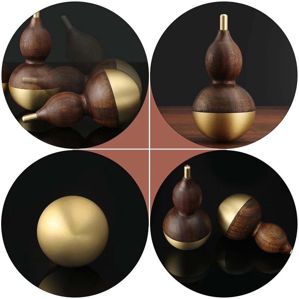2pcs Ornaments Copper Wood Gourd Decorations Home Craft Ornament Creative Artware Desktop Indoor Decor Black Walnut
2pcs Ornaments Copper Wood Gourd Decorations Home Craft Ornament Creative Artware Desktop Indoor Decor Black Walnut