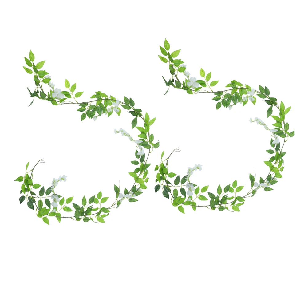 2Pcs Artificial Vine Garland White Flowers 180cm Home Wedding Decor Hanging Artificial Hanging Flower Flower Vine Fake Plant
2Pcs Artificial Vine Garland White Flowers 180cm Home Wedding Decor Hanging Artificial Hanging Flower Flower Vine Fake Plant
