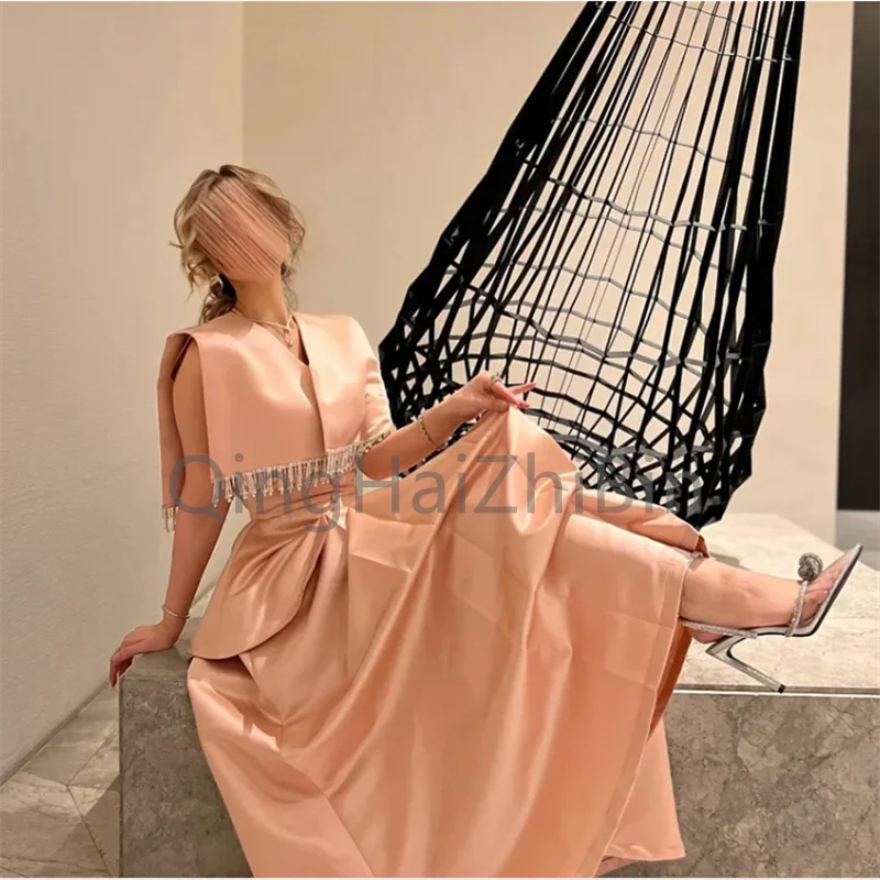 ArabiaWomen's Prom Dresses 2023 Pink V-neck A Line Mother Of Bride Dresses Luxury Satin Formal Occasion Wedding Party Gown
ArabiaWomen's Prom Dresses 2023 Pink V-neck A Line Mother Of Bride Dresses Luxury Satin Formal Occasion Wedding Party Gown