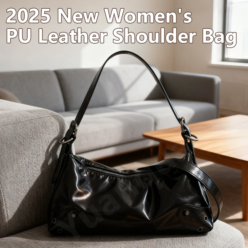 2025 New Women's PU Leather Waterproof Fashion All-match Crossbody Bag Underarm Shoulder Bag Casual One-shoulder Commuter Bag
2025 New Women's PU Leather Waterproof Fashion All-match Crossbody Bag Underarm Shoulder Bag Casual One-shoulder Commuter Bag