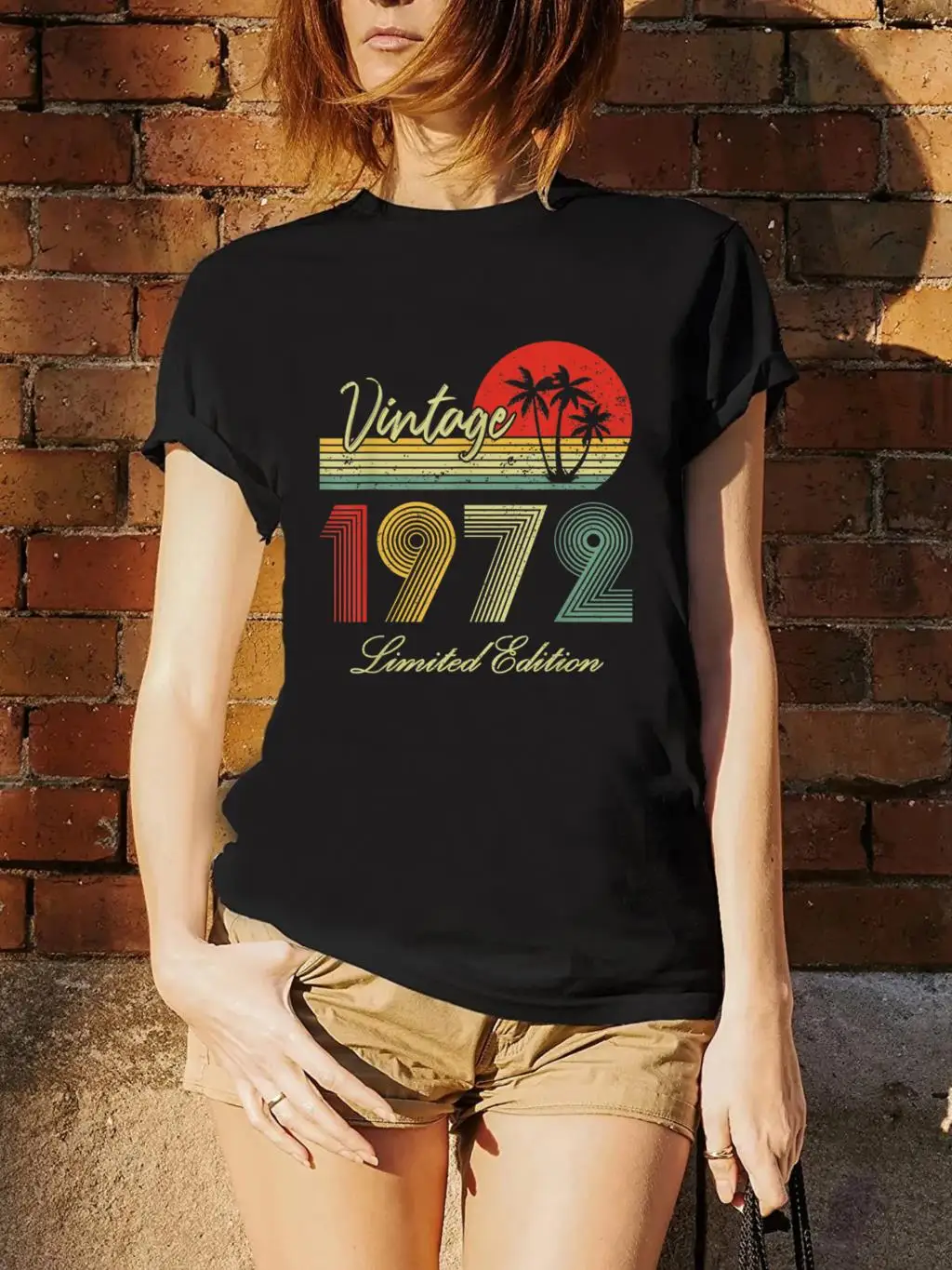 100% Cotton Unisex Tops Funny 50 Year Old Gifts Vintage 1972 Limited Edition 50th Birthday Women Casual T-Shirt Oversized Tee
100% Cotton Unisex Tops Funny 50 Year Old Gifts Vintage 1972 Limited Edition 50th Birthday Women Casual T-Shirt Oversized Tee
