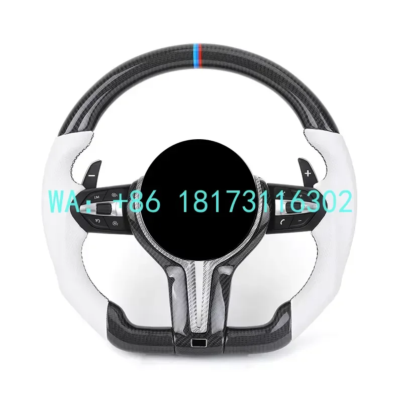 China Plant 2026 White Half Perforated Leather Carbon Fiber Steering Wheel F10 F20 F30 M3 F80 M4 F82 M2 F87 M5 F90 M6 F0
China Plant 2026 White Half Perforated Leather Carbon Fiber Steering Wheel F10 F20 F30 M3 F80 M4 F82 M2 F87 M5 F90 M6 F0