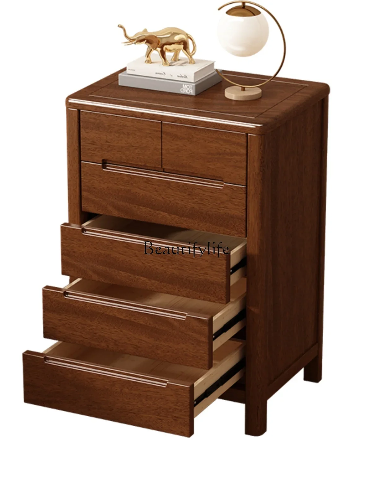 Walnut six-bucket cabinet living room dining side cabinet bedroom combination Chinese simple storage drawer
Walnut six-bucket cabinet living room dining side cabinet bedroom combination Chinese simple storage drawer