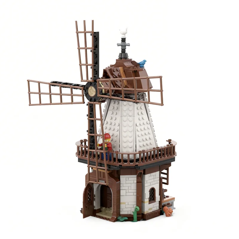 1366PCS MOC Creative Model Windmill Building Blocks Collectible Display DIY Building Blocks Gift Showcase Bricks Display Gift
1366PCS MOC Creative Model Windmill Building Blocks Collectible Display DIY Building Blocks Gift Showcase Bricks Display Gift