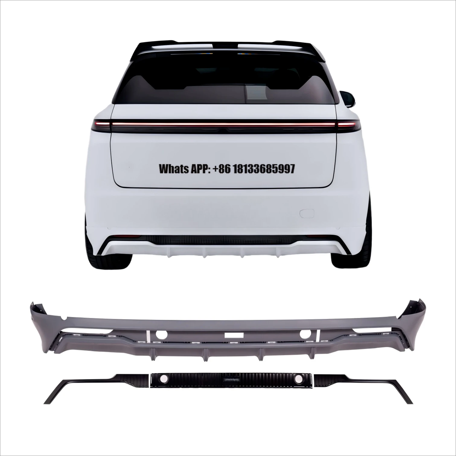 Factory Wholesale Rear Lip for Li Auto L7 High-quality Glossy Black Rear Bumper Bodykit Car Accessories Auto Parts Upgrade
Factory Wholesale Rear Lip for Li Auto L7 High-quality Glossy Black Rear Bumper Bodykit Car Accessories Auto Parts Upgrade