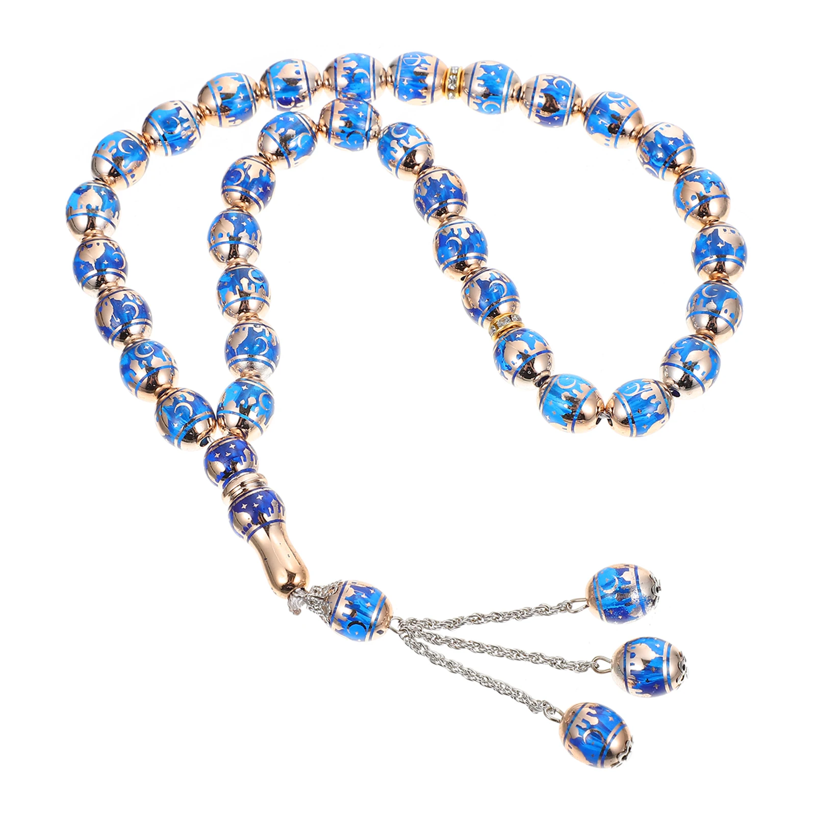Islamic Prayer Beads Rosary Religious Beading Decor Muslim Worry Necklace Smooth Material Light Reflecting Perfect Workmanship
Islamic Prayer Beads Rosary Religious Beading Decor Muslim Worry Necklace Smooth Material Light Reflecting Perfect Workmanship