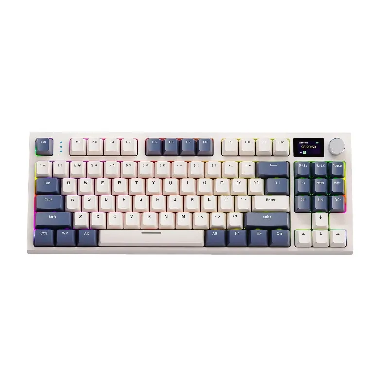 87-клавишная трехцветная RGB teclador игровая макро программируемая перезаряжаемая беспроводная 2,4G компьютерная механическая игровая клавиатура
87-клавишная трехцветная RGB teclador игровая макро программируемая перезаряжаемая беспроводная 2,4G компьютерная механическая игровая клавиатура