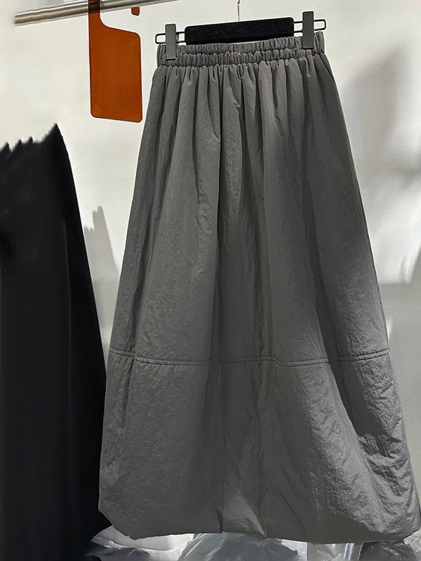 Юбка миди с высокой талией и пышным подолом, женская, больших размеров, на хлопковой подкладке, свободного кроя, А-силуэт, для осени и зимы, модная, для повседневной носки
Юбка миди с высокой талией и пышным подолом, женская, больших размеров, на хлопковой подкладке, свободного кроя, А-силуэт, для осени и зимы, модная, для повседневной носки