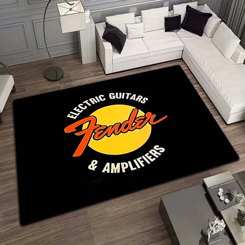 3D Fender Guitar Logo Print Area Rug Non Slip Floor Mat Soft Washable for Bedroom Living Room Rock Music Fans Home Decor Gift
3D Fender Guitar Logo Print Area Rug Non Slip Floor Mat Soft Washable for Bedroom Living Room Rock Music Fans Home Decor Gift