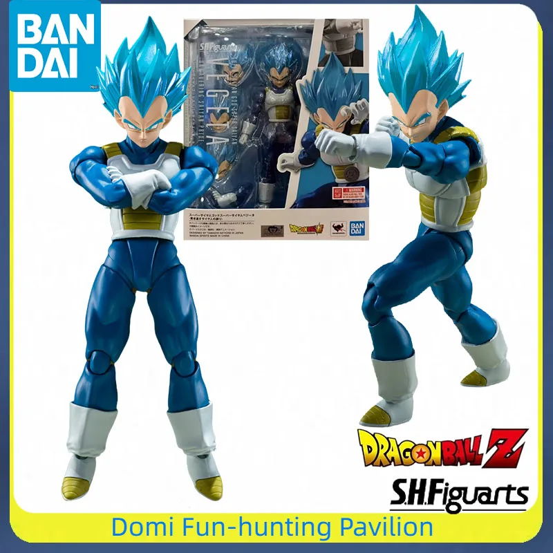 Bandai Original SHF Dragon Ball Super Saiyan God Anime Figure Vegeta Unwavering Saiyan Prioe Joint Movable Model Action Toys
Bandai Original SHF Dragon Ball Super Saiyan God Anime Figure Vegeta Unwavering Saiyan Prioe Joint Movable Model Action Toys
