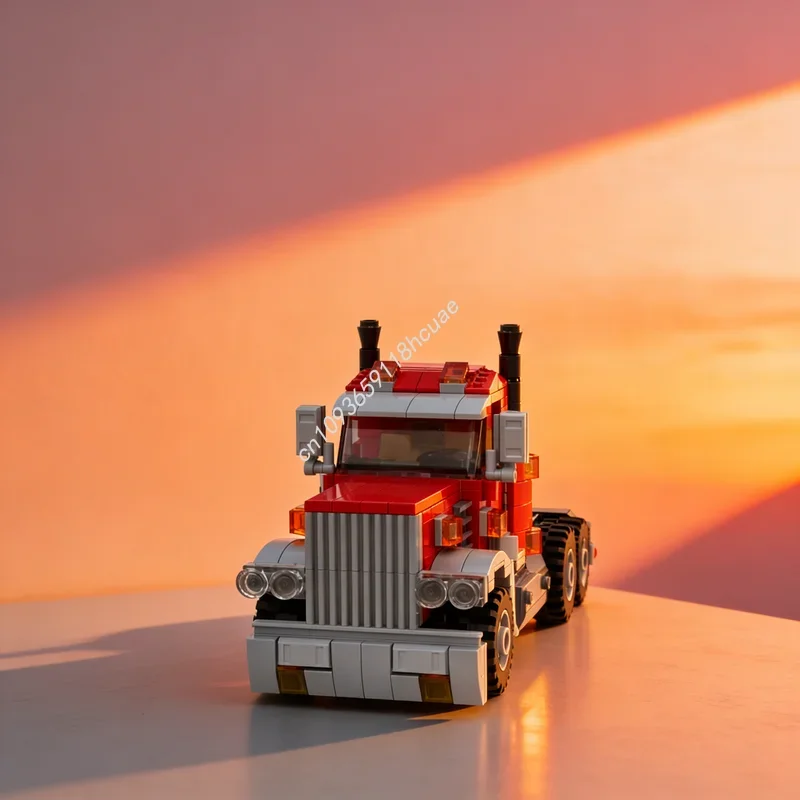 431pcs MOC Semi Modular Streetscape Truck City Champions Model Building Blocks Construction Idea Brick Toys Festival Gift
431pcs MOC Semi Modular Streetscape Truck City Champions Model Building Blocks Construction Idea Brick Toys Festival Gift