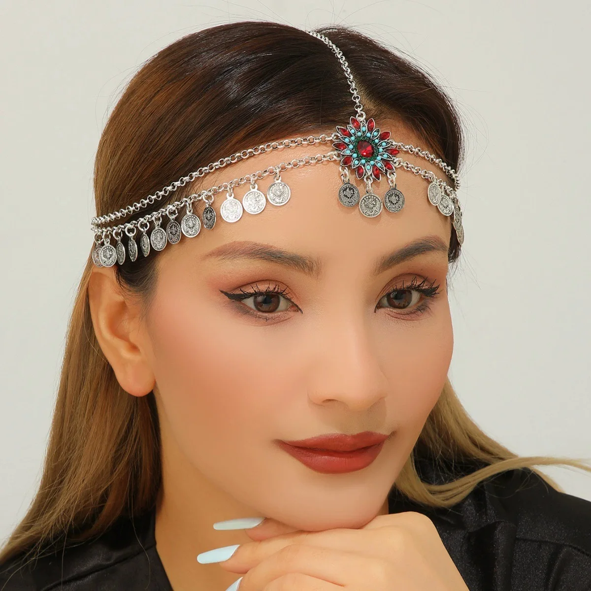 Fashion Jewelry Girls Vintage Alloy Diamond Headband Travel Photography Accessories Bohemian Coin Tassel Hair Chain
Fashion Jewelry Girls Vintage Alloy Diamond Headband Travel Photography Accessories Bohemian Coin Tassel Hair Chain
