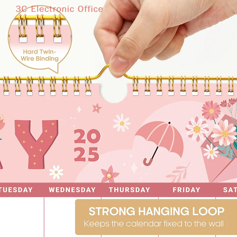 Decorative Large Wall Calendar, Monthly Planner for Home & Office, January 2025 to June 2026.
Decorative Large Wall Calendar, Monthly Planner for Home & Office, January 2025 to June 2026.