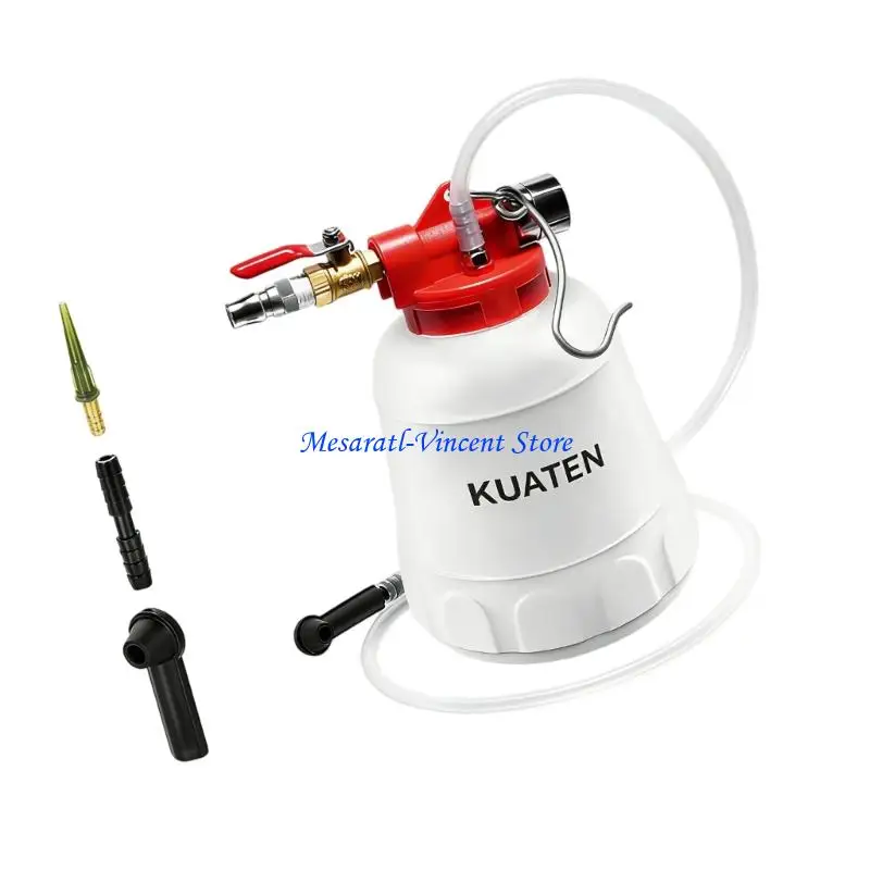 A70F Flexible Air Operated Brake Fluid Transfer Set Working With Most Auto Types Including Gear Systems
A70F Flexible Air Operated Brake Fluid Transfer Set Working With Most Auto Types Including Gear Systems