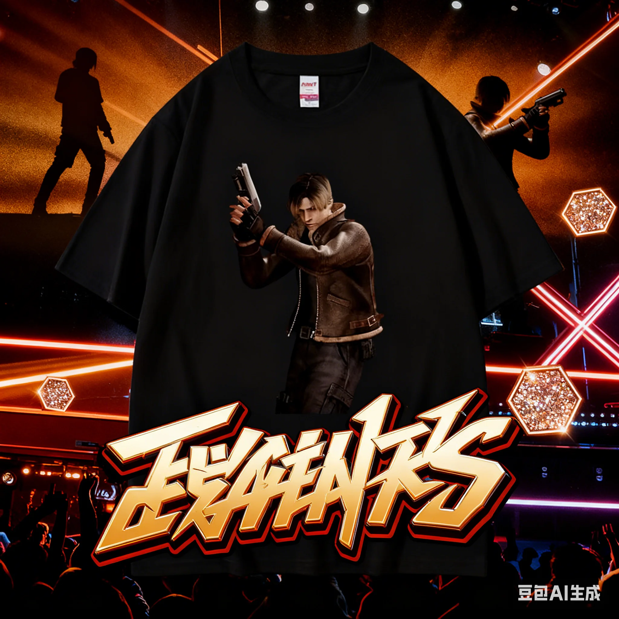 T-shirts Printed with "I Heart Leon Kennedy", Men's and Women's Clothing, Retro Fashion T-shirts, Cotton Short-sleeved T-shirts
T-shirts Printed with "I Heart Leon Kennedy", Men's and Women's Clothing, Retro Fashion T-shirts, Cotton Short-sleeved T-shirts