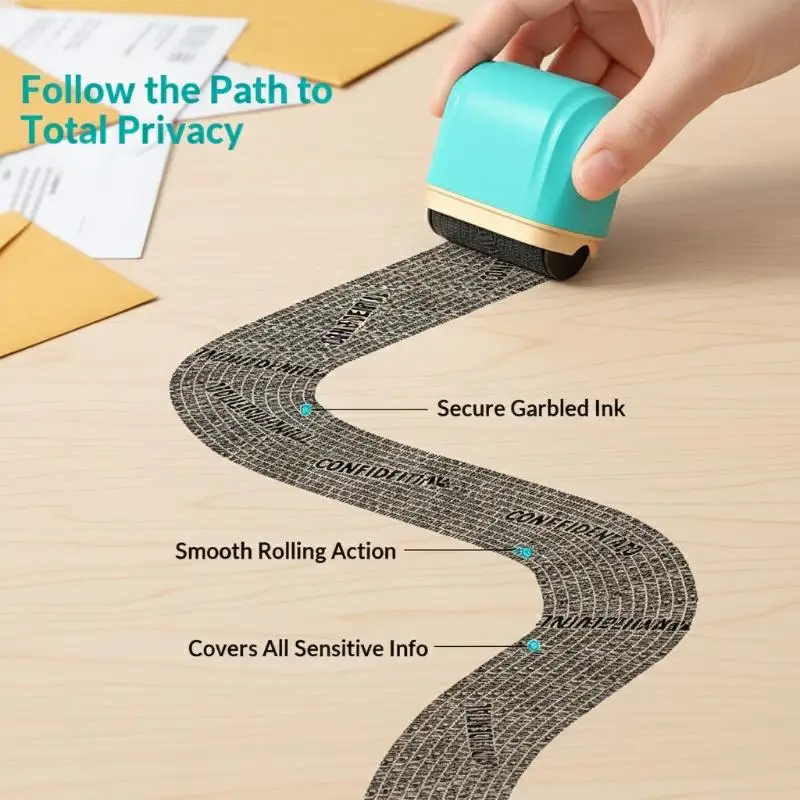 Rolling Type Express Privacy Seal Garbled Stamping Anti-Leakage Identity Theft Guard Stamp for Office Home Document Security
Rolling Type Express Privacy Seal Garbled Stamping Anti-Leakage Identity Theft Guard Stamp for Office Home Document Security