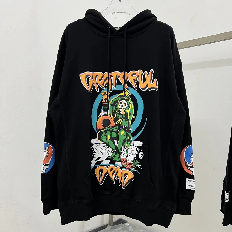 American Style Skull Band Gold Letter Print Hoodie Sweatshirt Loose Unisex Autumn Winter Casual Cotton Polyester T-Shirt
American Style Skull Band Gold Letter Print Hoodie Sweatshirt Loose Unisex Autumn Winter Casual Cotton Polyester T-Shirt