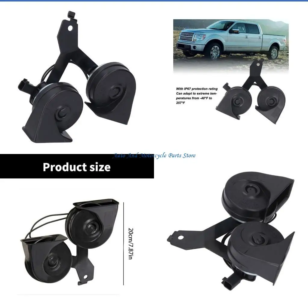 P9FD Automotive Horn Unit with Mounting Bracket Weatherproof Vehicle Horn High Low Electric Horn set Quick Install for F150
P9FD Automotive Horn Unit with Mounting Bracket Weatherproof Vehicle Horn High Low Electric Horn set Quick Install for F150