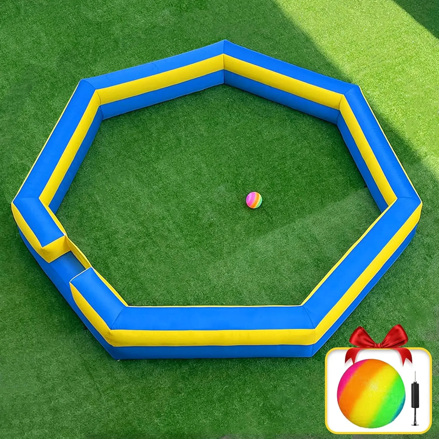 17FT Gaga Ball Pit Portable Inflatable Gaga Ball Pit with Blower for Indoor Outdoor School Family Activities Sport Games
17FT Gaga Ball Pit Portable Inflatable Gaga Ball Pit with Blower for Indoor Outdoor School Family Activities Sport Games