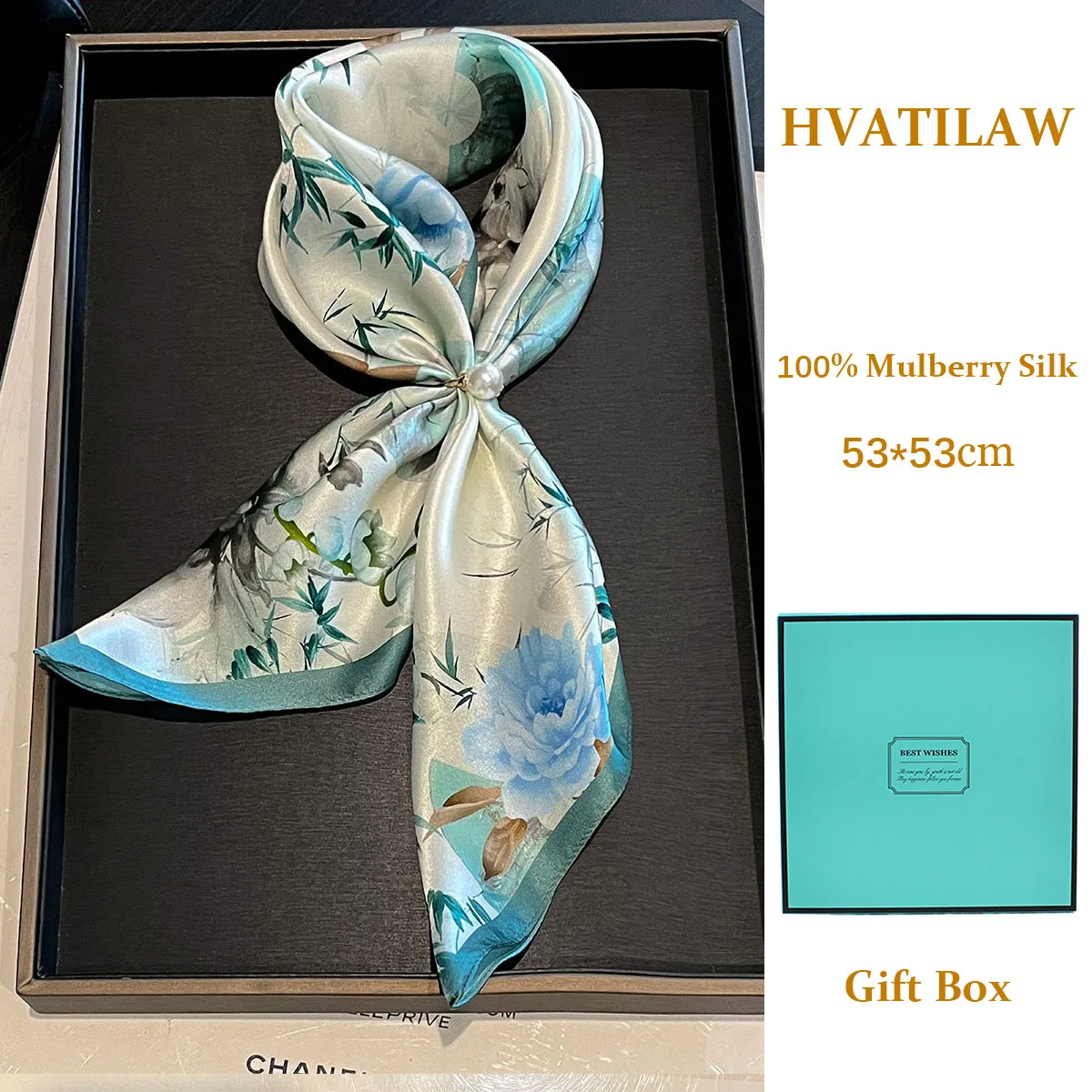 100% Pure Silk Square Scarf Women Hairband Lady Neck Wrap Print Luxury Neckerchief Bandana Foulard Female Shawl Hijab Gift Box
100% Pure Silk Square Scarf Women Hairband Lady Neck Wrap Print Luxury Neckerchief Bandana Foulard Female Shawl Hijab Gift Box