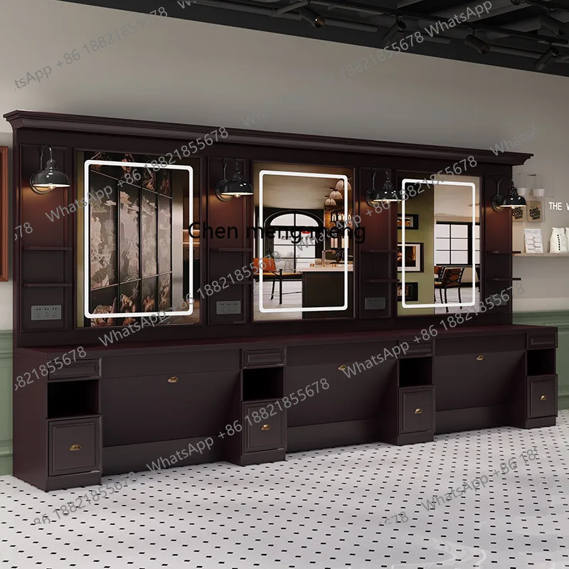 Men's barber shop oil head mirror retro solid wood oil head museum men's hair mirror
Men's barber shop oil head mirror retro solid wood oil head museum men's hair mirror