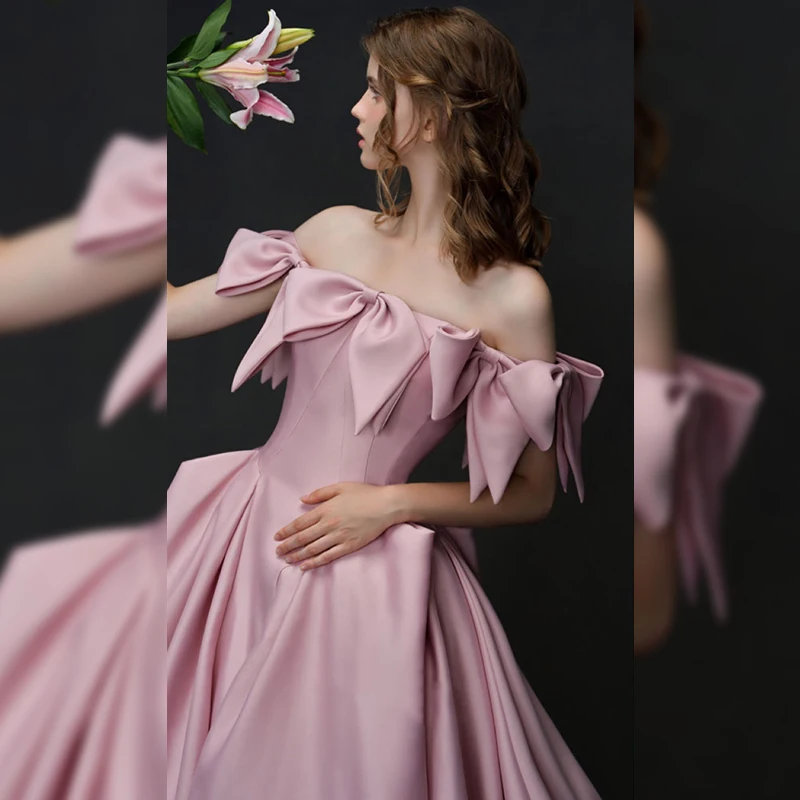 Pink Satin Evening Gown Wedding Dress for Women New 2026 Ball Host High End Engagement Dress Toastress Bride Long Floor Lengt...
Pink Satin Evening Gown Wedding Dress for Women New 2026 Ball Host High End Engagement Dress Toastress Bride Long Floor Lengt...
