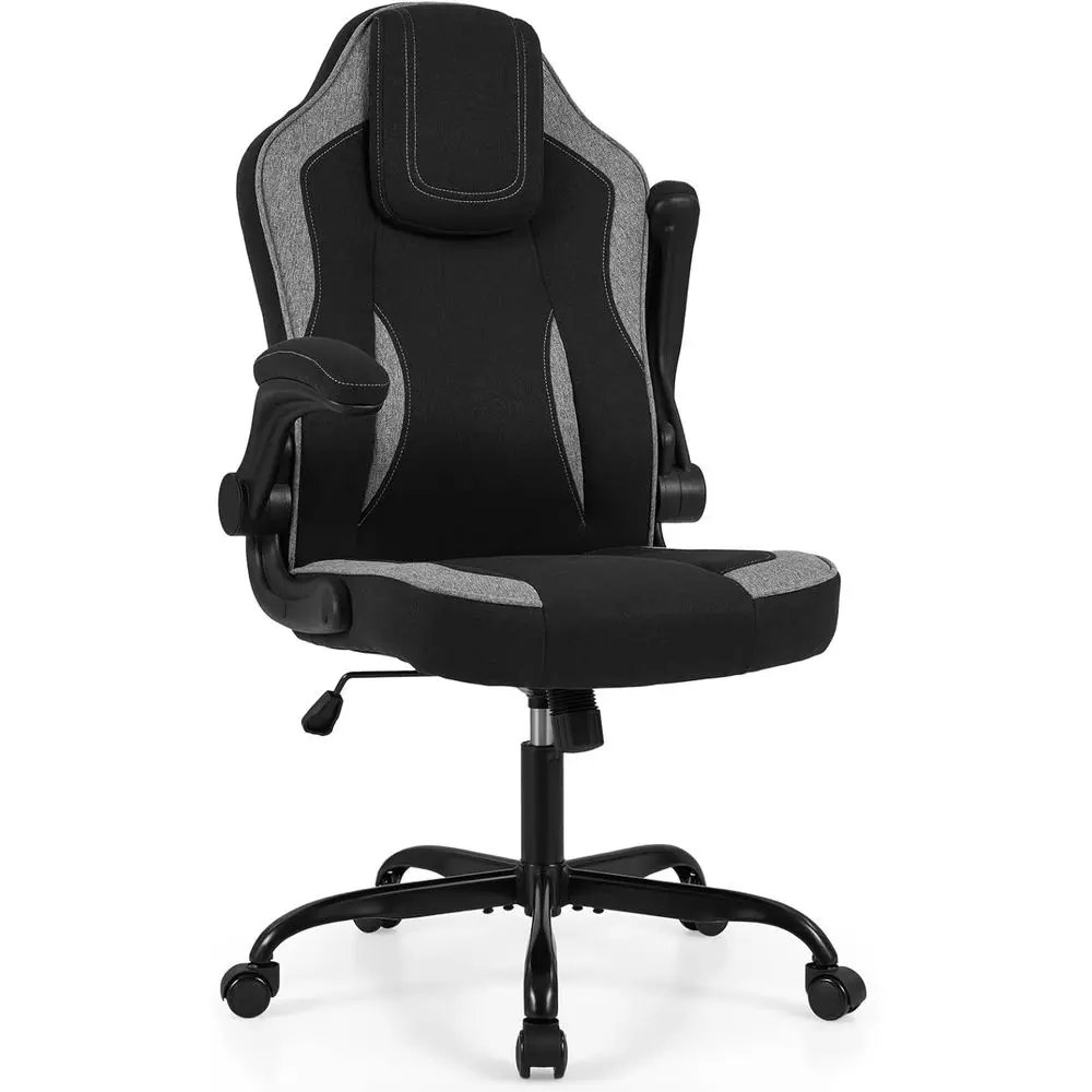 Регулируемое эргономичное офисное кресло с поворотным механизмом, колесиками и высокой спинкой, белое и черное
Регулируемое эргономичное офисное кресло с поворотным механизмом, колесиками и высокой спинкой, белое и черное