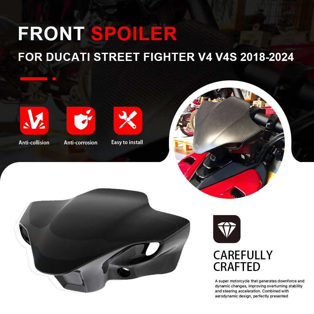 Motorcycle Front Windshield Front Spoiler Front Cover For Ducati Street Fighter V4 V4S 2018-2024 ABS Carbon Paint Deflector
Motorcycle Front Windshield Front Spoiler Front Cover For Ducati Street Fighter V4 V4S 2018-2024 ABS Carbon Paint Deflector
