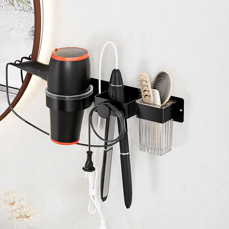 Hair dryer rack, bathroom straightener storage rack, curling iron storage rack, bathroom storage rack
Hair dryer rack, bathroom straightener storage rack, curling iron storage rack, bathroom storage rack
