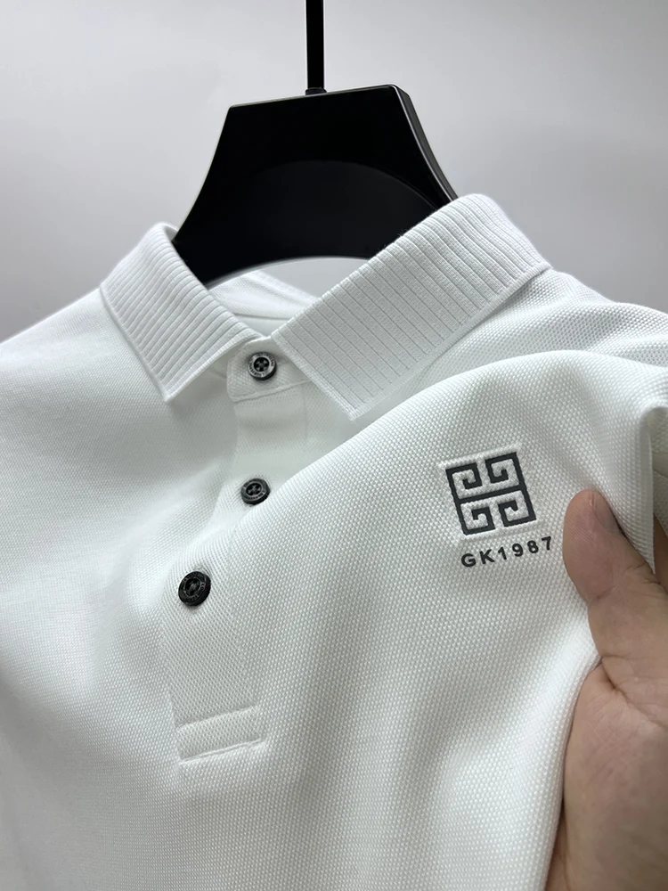High-end Spring and Autumn Men's Long-sleeved Business Casual Lapel Polo Shirt Trendy Embroidered Fashion Design T-shirt New Top
High-end Spring and Autumn Men's Long-sleeved Business Casual Lapel Polo Shirt Trendy Embroidered Fashion Design T-shirt New Top