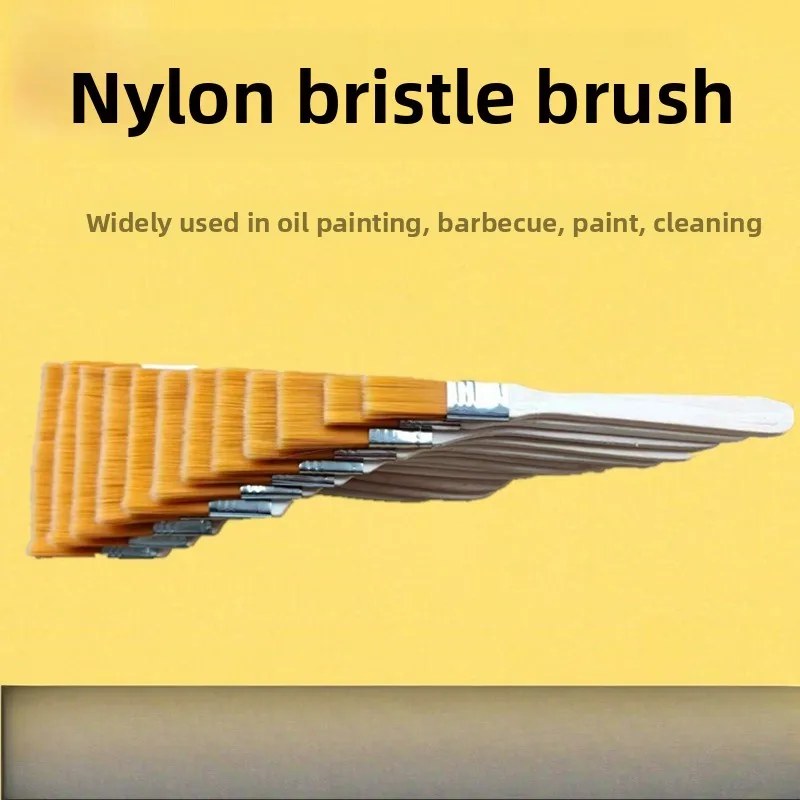 Nylon Brush Small Soft Hair Nylon Board Brush Oil Painting Acrylic Brush BBQ Brush Oil Electrical Cleaning Paint Brush
Nylon Brush Small Soft Hair Nylon Board Brush Oil Painting Acrylic Brush BBQ Brush Oil Electrical Cleaning Paint Brush
