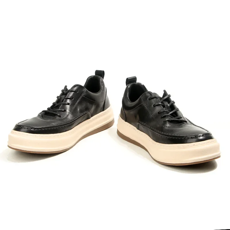 All Genuine Leather Brownblack Sneakers Hiking Fashion Highquality Retro Cowhide Men's Shoes Casual Sports Shoes Outdoor Running 
All Genuine Leather Brownblack Sneakers Hiking Fashion Highquality Retro Cowhide Men's Shoes Casual Sports Shoes Outdoor Running