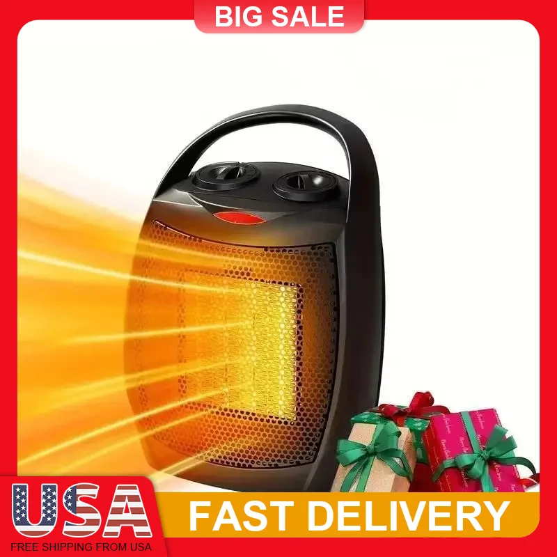 1500W Portable Ceramic Heater 3 Speed Fast Heating Space Heater with Thermostat Overheat Tip Over Protection for Office Bedroom
1500W Portable Ceramic Heater 3 Speed Fast Heating Space Heater with Thermostat Overheat Tip Over Protection for Office Bedroom