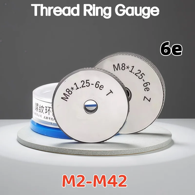 1SET(1*GO+1*NOGO) 6e M2-M42 Standard Metric Fine Tooth Thread Ring Gauge Measure Tool M2M3M4M5M6M8M12M14M16M18M20M22M24-M42
1SET(1*GO+1*NOGO) 6e M2-M42 Standard Metric Fine Tooth Thread Ring Gauge Measure Tool M2M3M4M5M6M8M12M14M16M18M20M22M24-M42