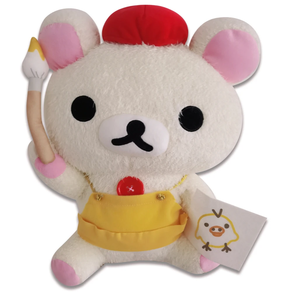 New Cute Rilakkuma Korilakkuma Bear Painter Big Plush Stuffed Pillow Cushion Kids Toys Dolls Baby Children Gifts 37cm
New Cute Rilakkuma Korilakkuma Bear Painter Big Plush Stuffed Pillow Cushion Kids Toys Dolls Baby Children Gifts 37cm