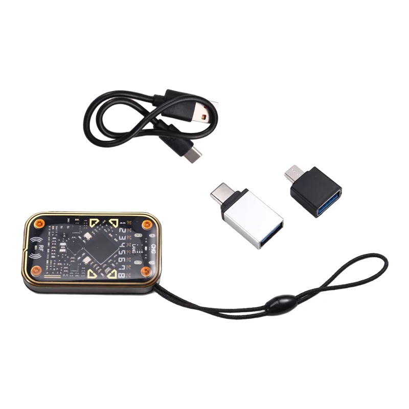 B50C Chameleon Ultra V2.0 RFID Считыватель смарт-чипов Эмулятор смарт-карт 125 кГц 13,56 МГц IC Декодирование идентификационных карт NFC Дубликатор ключей
B50C Chameleon Ultra V2.0 RFID Считыватель смарт-чипов Эмулятор смарт-карт 125 кГц 13,56 МГц IC Декодирование идентификационных карт NFC Дубликатор ключей