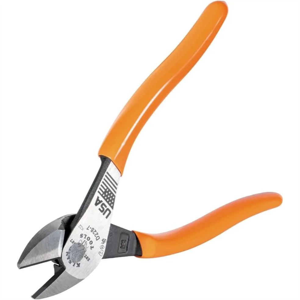 Diagonal Cutting Pliers, High-Leverage Design for Easy Cutting, 7-Inch Professional Tool Made in USA
Diagonal Cutting Pliers, High-Leverage Design for Easy Cutting, 7-Inch Professional Tool Made in USA