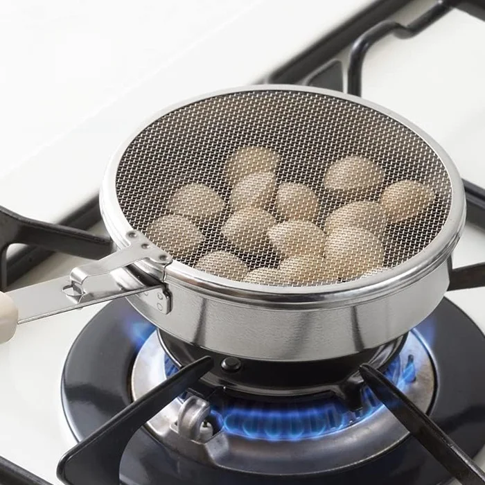Stainless Steel Kitchen Coffee Bean Roaster Nut Ginkgo Sesame Seed Fried Tea Home Use Grill Pan Wok Pot Stove Top
Stainless Steel Kitchen Coffee Bean Roaster Nut Ginkgo Sesame Seed Fried Tea Home Use Grill Pan Wok Pot Stove Top