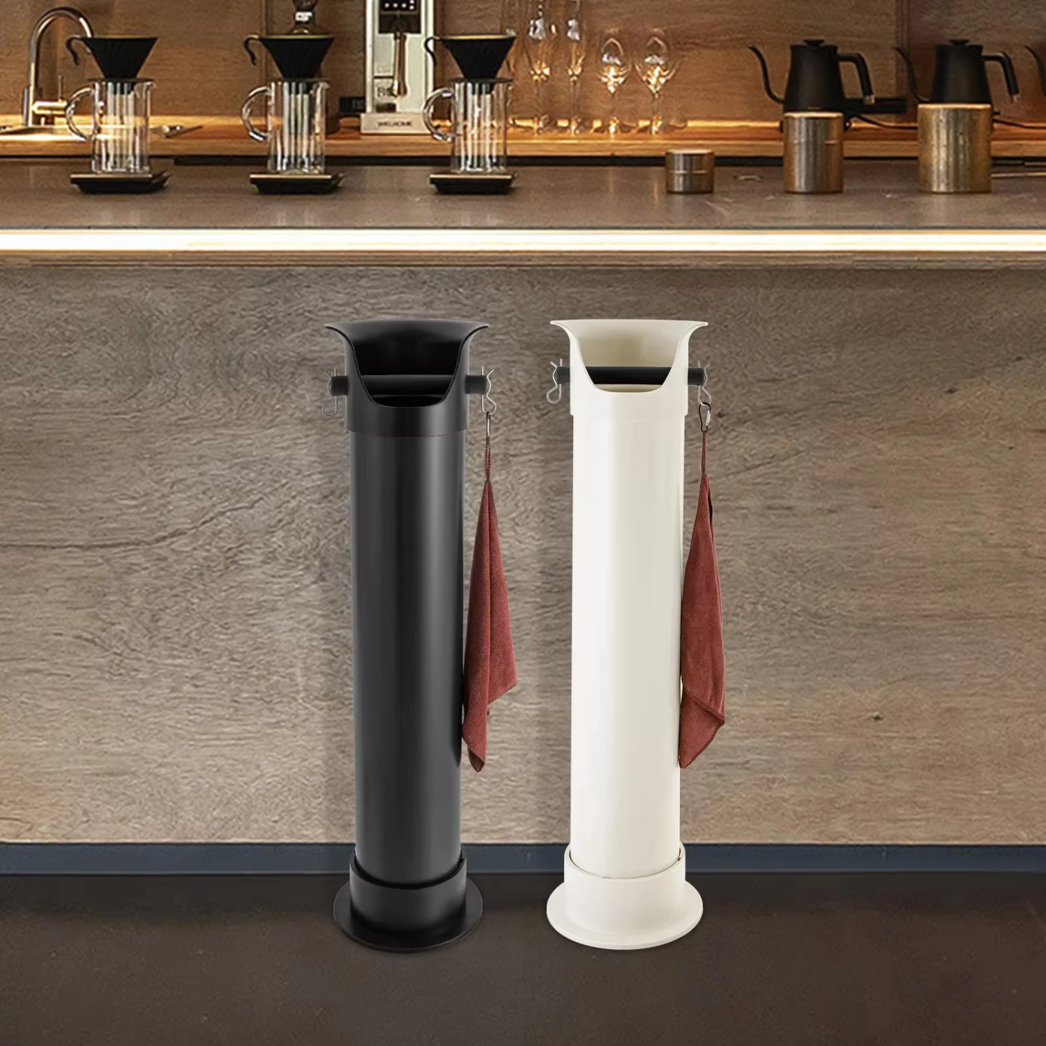 Espresso Coffee Knock Box Barista Commercial Knock Box with 30 Garbage Bags and Towels Professional Coffee Accessories Besxl
Espresso Coffee Knock Box Barista Commercial Knock Box with 30 Garbage Bags and Towels Professional Coffee Accessories Besxl