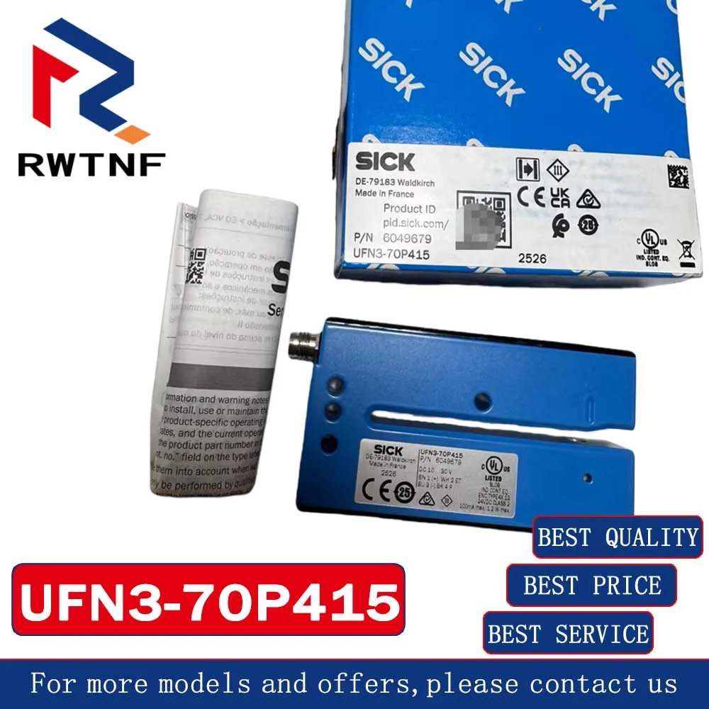 Абсолютно новый оригинальный датчик SICK UFN3-70P415, слотовый тип, 6049679, 100% оригинальный, со склада
Абсолютно новый оригинальный датчик SICK UFN3-70P415, слотовый тип, 6049679, 100% оригинальный, со склада