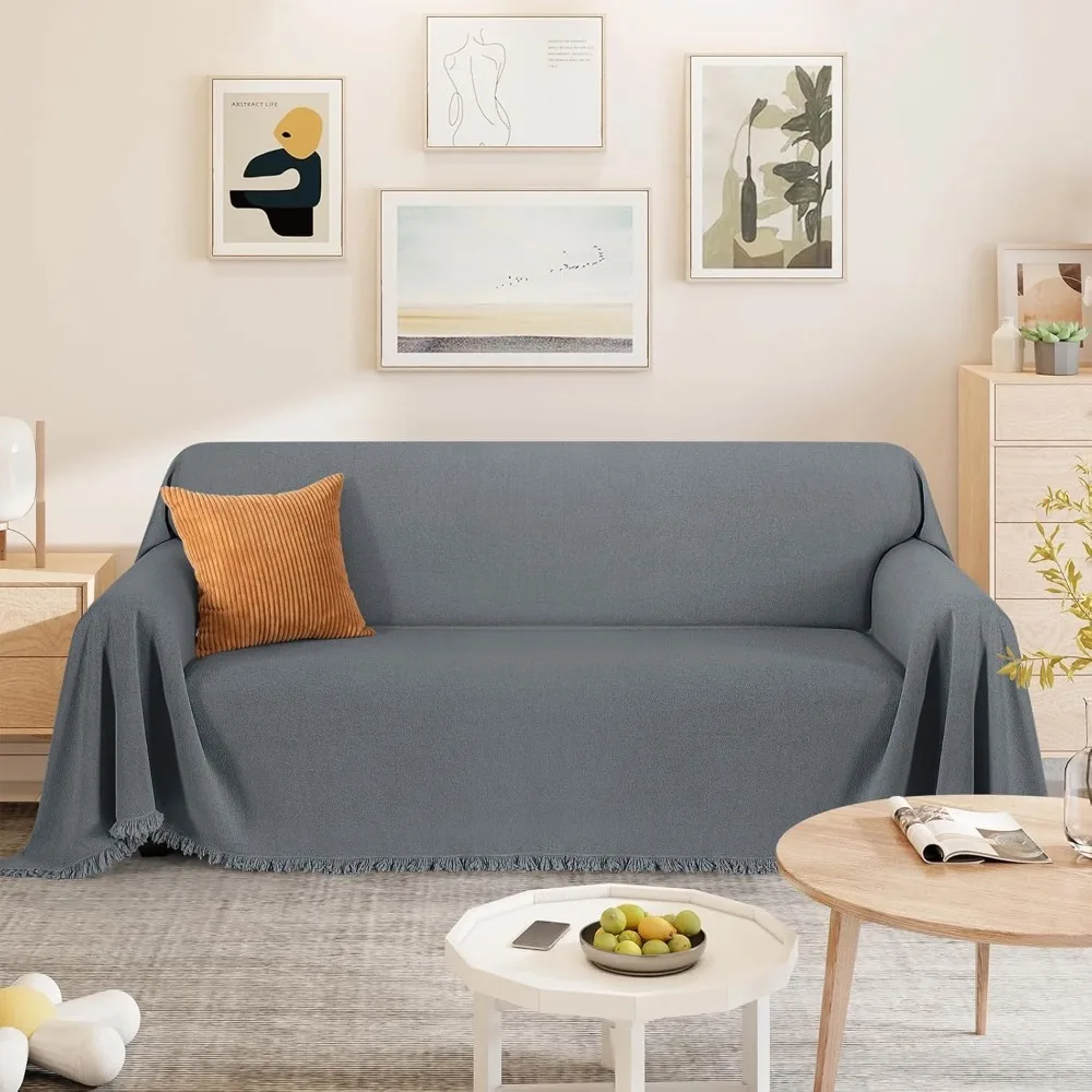 Сверхмощный чехол для дивана, моющийся чехол для дивана с защитой от домашних животных для собак и детей, 3-местный секционный чехол с кисточками, темно-серый
Сверхмощный чехол для дивана, моющийся чехол для дивана с защитой от домашних животных для собак и детей, 3-местный секционный чехол с кисточками, темно-серый